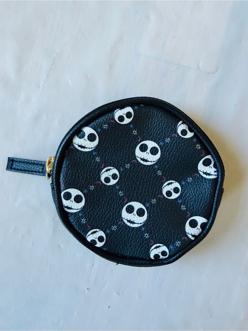 Disney Jack Skellington round coin pouch purse The Nightmare Before Christmas